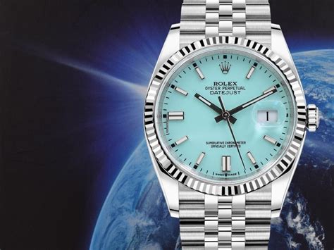 rolex date just tiffany blue